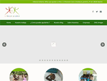 Tablet Screenshot of infanciasolidaria.org